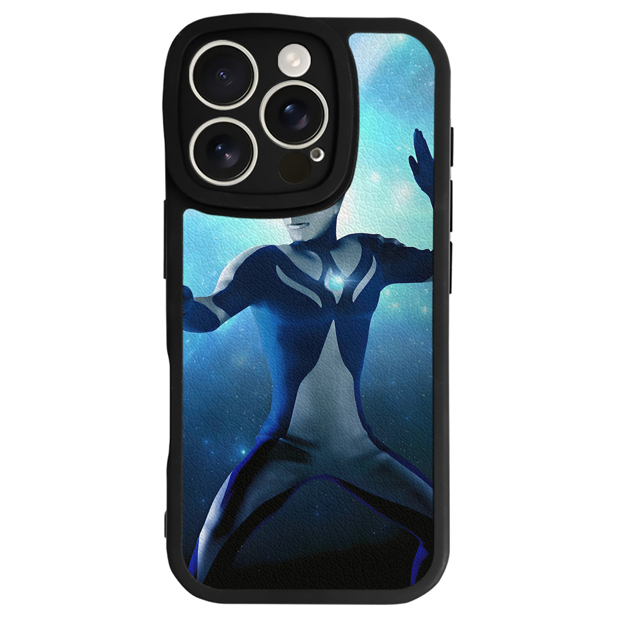 （画像用） ウルトラマン Ultraman 【iPhone 16シリーズ対応】シリコンスマホケース（レザー調） 材質：シリコン